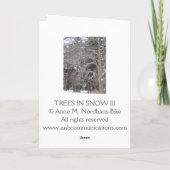 雪の木III カード (裏面)