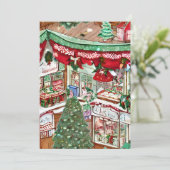 雪の村クリスマスカード シーズンカード (スタンド正面)