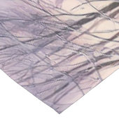 雪の松の木の雪の風景 テーブルクロス (アングル)