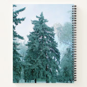 雪の松の木 ノートブック (裏面)