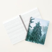 雪の松の木 ノートブック (内部)