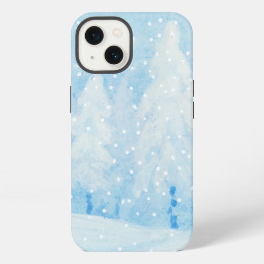 雪の松 iPhoneケース (裏面)