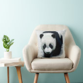 雪の枕の白黒パンダくま クッション (椅子)