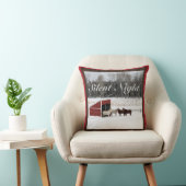 雪の枕の馬 クッション (椅子)