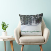 雪の枕を駆け抜ける クッション (椅子)