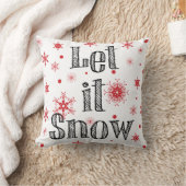 雪の枕 クッション (ブランケット)