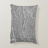 雪の枝アクセント枕 アクセントクッション (裏面(縦))