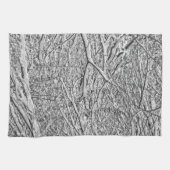 雪の枝 キッチンタオル (横)