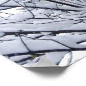 雪の枝 ポスター (角)