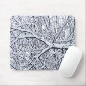 雪の枝 マウスパッド (マウス)