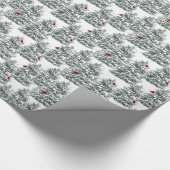 雪の枝 ラッピングペーパー (角)