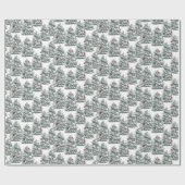 雪の枝 ラッピングペーパー (フラット)