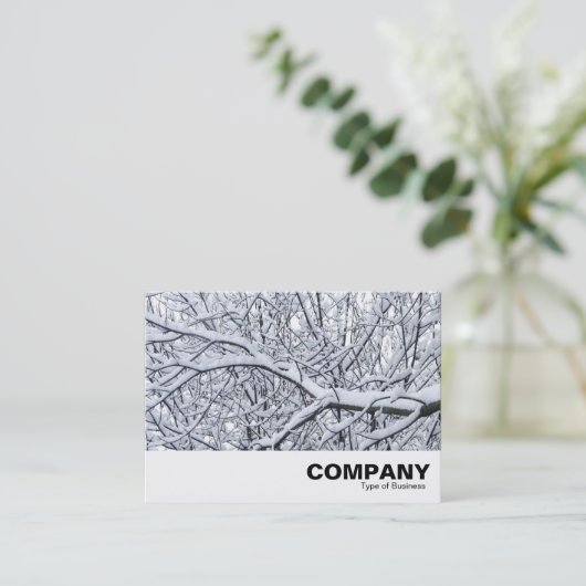雪の枝 名刺 (スタンド正面)