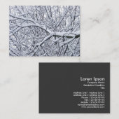 雪の枝 名刺 (正面/裏面)