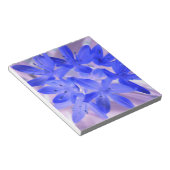 雪の栄光ショッキングな青のメモ帳 ノートパッド (アングル)