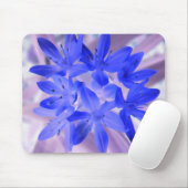雪の栄光ショックブルーマウスパッド マウスパッド (マウス)
