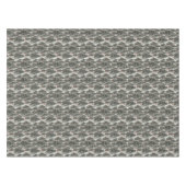 雪の森がクリスマスツリーを覆った テーブルクロス (正面(横))