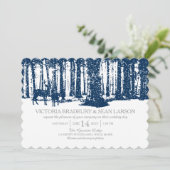 雪の森とデアー | 結婚s 招待状 (スタンド正面)