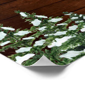 雪の森と森の国キンセアニラのフォトプロップ ポスター (角)