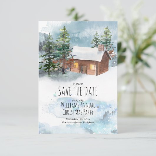 雪の森のクリスマスパーティーの保存日 セーブザデート (スタンド正面)