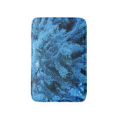 雪の森のトウヒの枝 バスマット (正面縦)