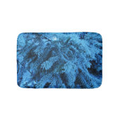 雪の森のトウヒの枝 バスマット (正面)