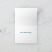 雪の森のバニー、クリスマスカード シーズンカード (内部)