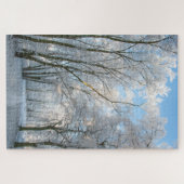 雪の森のパス冬、1014個ジグソーパズル ジグソーパズル (横)