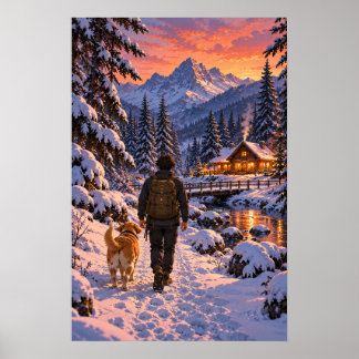 雪の森の旅人 ポスター