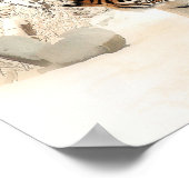 雪の森の母タイガーとカブ ポスター (角)