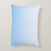 雪の森の白いオオカミの氷柱の装飾 アクセントクッション (裏面(縦))