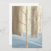 雪の森の祭りの木 シーズンカード (正面/裏面)