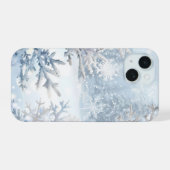 雪の森の静寂 フォンケース iPhone 15ケース (裏面横)