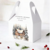 雪の森の鹿ベビー外は寒い フェイバーボックス