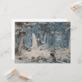 雪の森 カード (正面/裏面インサイチュ)