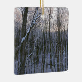雪の森 セラミックオーナメント (右)