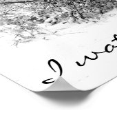 雪の森 ポスター (角)