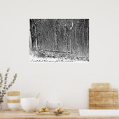 雪の森 ポスター (キッチン)