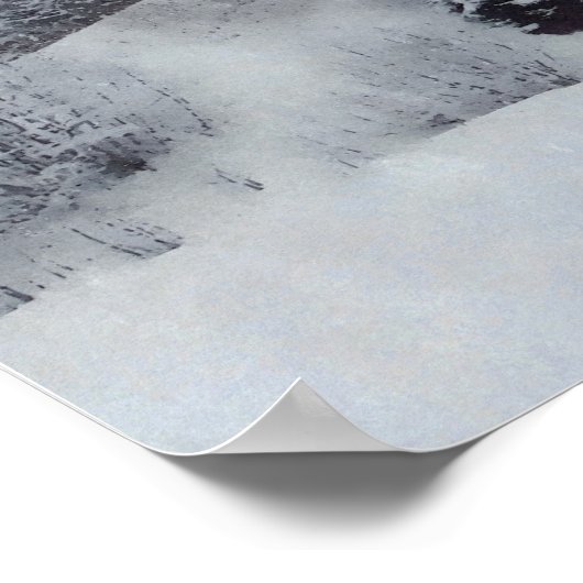 雪の森 ポスター (角)