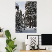 雪の森 ポスター (ホームオフィス)