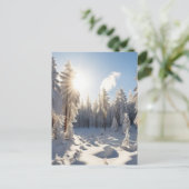 雪の森 ポストカード (スタンド正面)