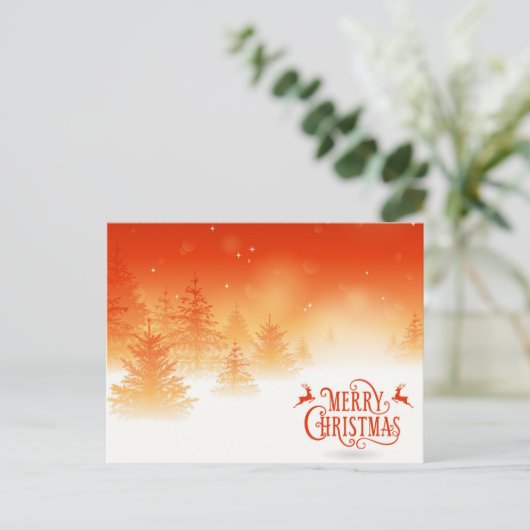 雪の森 ポストカード (スタンド正面)