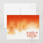 雪の森 ポストカード (正面/裏面)