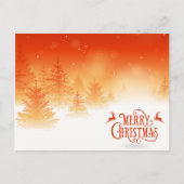 雪の森 ポストカード (正面)