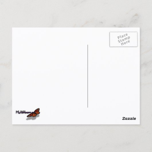 雪の森 ポストカード (裏面)