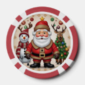 「雪の森」 ポーカーチップ (裏面)