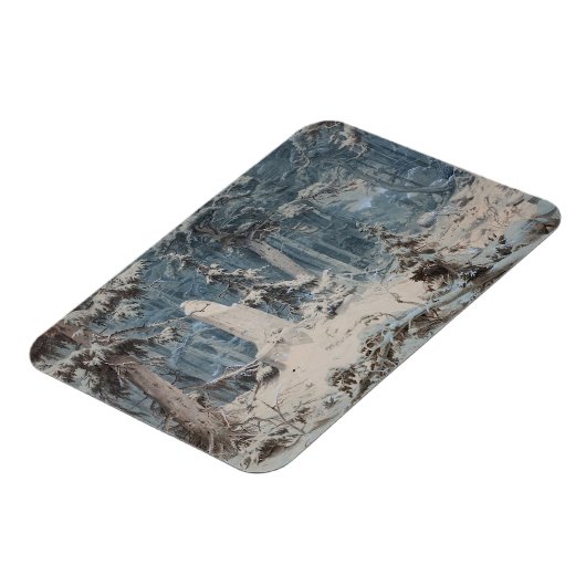 雪の森 マグネット (左側)