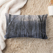 雪の森 ランバークッション (ブランケット)