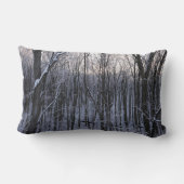 雪の森 ランバークッション (裏面)