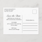 雪の森 私たちはいまだに Anniversary 招待状 (裏面)